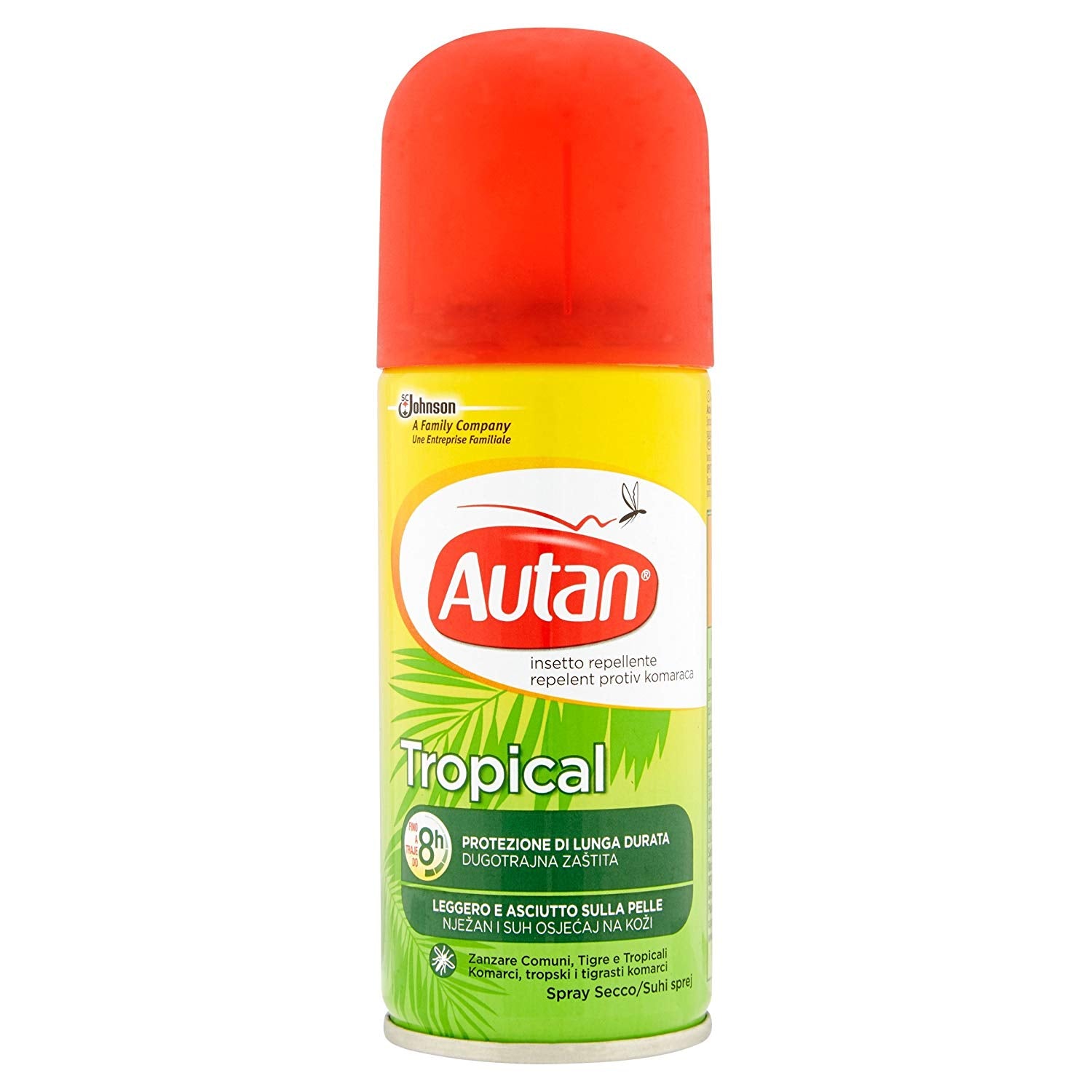 AUTAN TROPICAL 2 PZ SPRAY SECCO ANTIZANZARE IN FORMATO DA 100 ML L'UNO