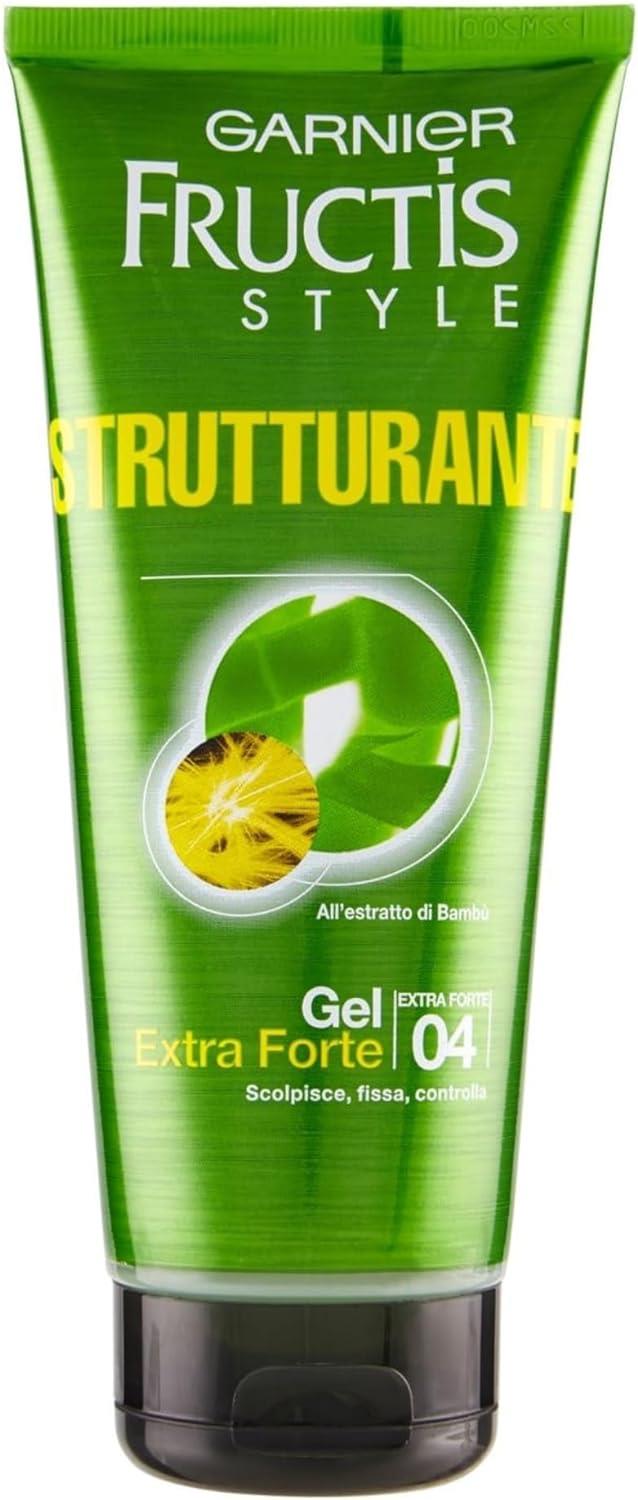 FRUCTIS SET 6 PZ GEL FISSANTE PER CAPELLI EXTRA FORTE STRUCTURING DA 200 ML L'UNO