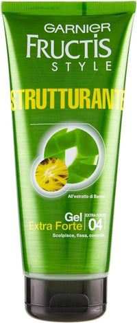 FRUCTIS SET 6 CONFEZIONI GEL FISSANTE PER CAPELLI EXTRA FORTE STRUCTURING DA 200 ML L'UNO