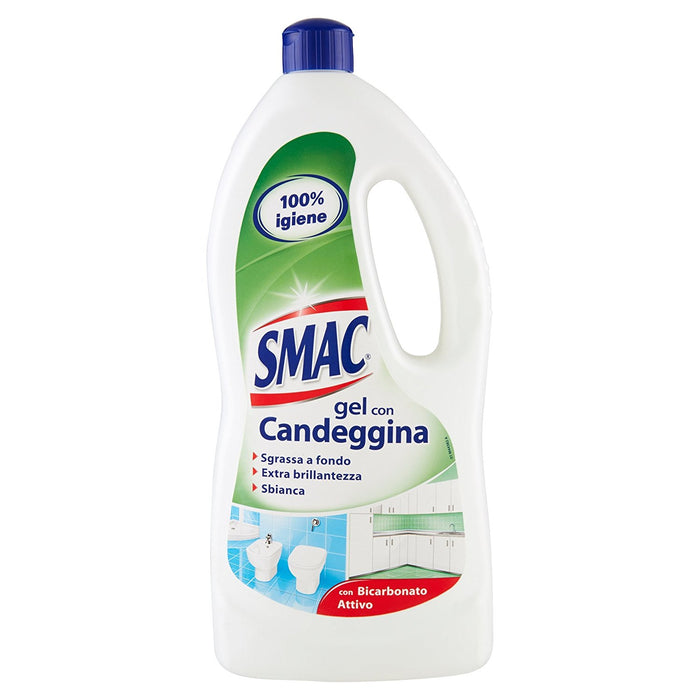 SET 6 SMAC GEL BAGNO DETERGENTE CON CANDEGGINA 850 ML