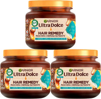 GARNIER ULTRA DOLCE 3 MASCHERE NUTRIENTE PER CAPELLI SECCHI RITUALE D'ARGAN HAIR REMEDY 340 ML