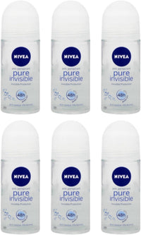 NIVEA SET 6 PZ DEODORANTE ANTI-PERSPIRANT PURE INVISIBLE 50 ML