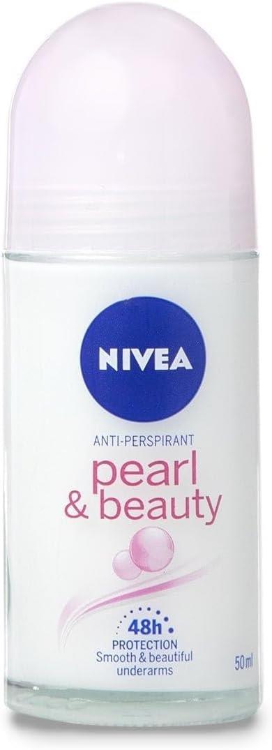 SET 6 NIVEA DEODORANTE ROLL-ON 50 ML PEARL & BEAUTY 48 PRE DI PROTEZIONE