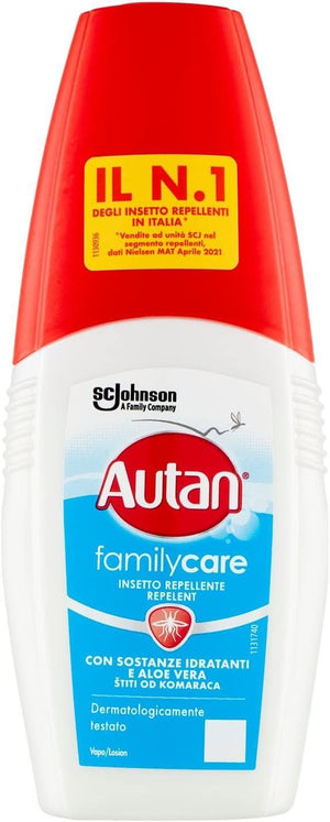 AUTAN FAMILY CARE INSETTO REPELLENTE CON ALOE VERA CREMA 100 ML
