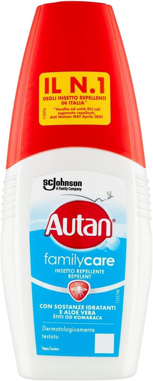 AUTAN FAMILY CARE INSETTO REPELLENTE CON ALOE VERA CREMA 100 ML