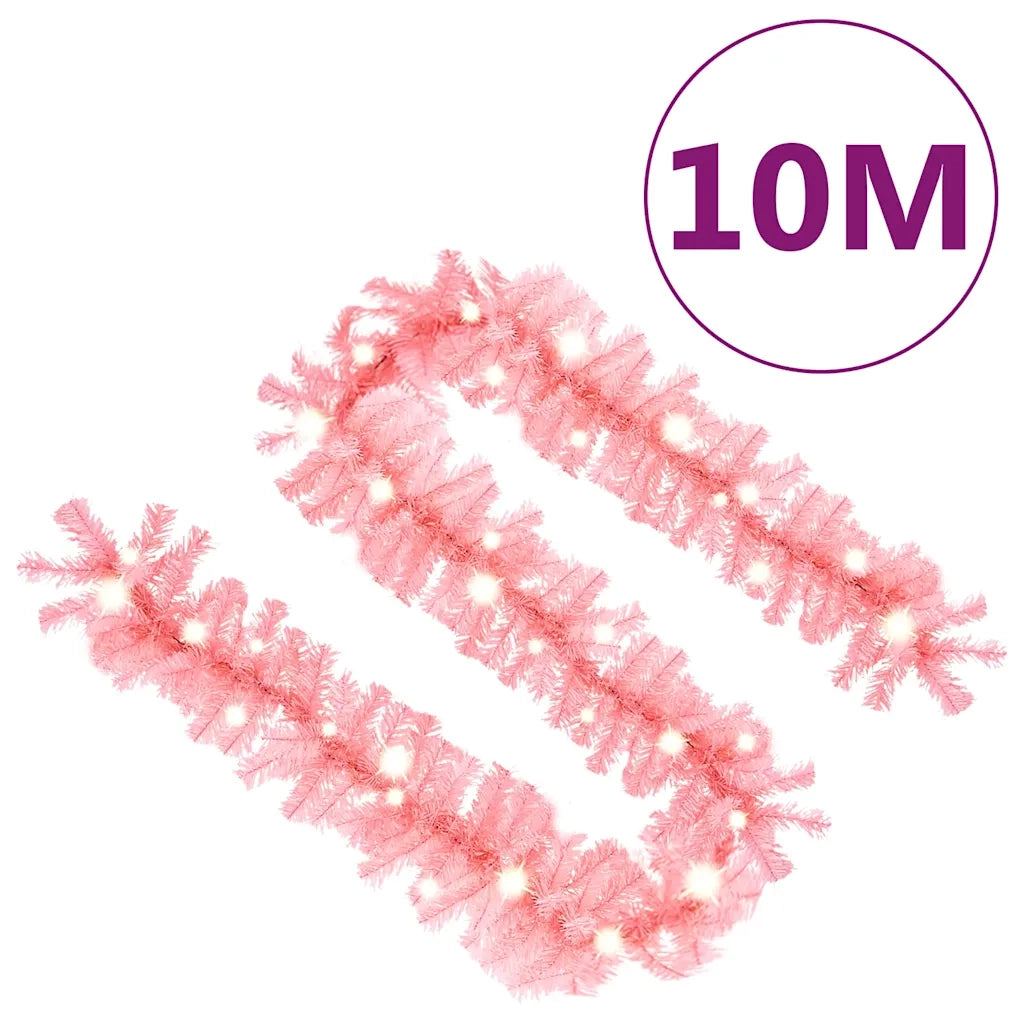 Ghirlanda Natalizia con Luci a LED 10 m Rosa CFW5155984