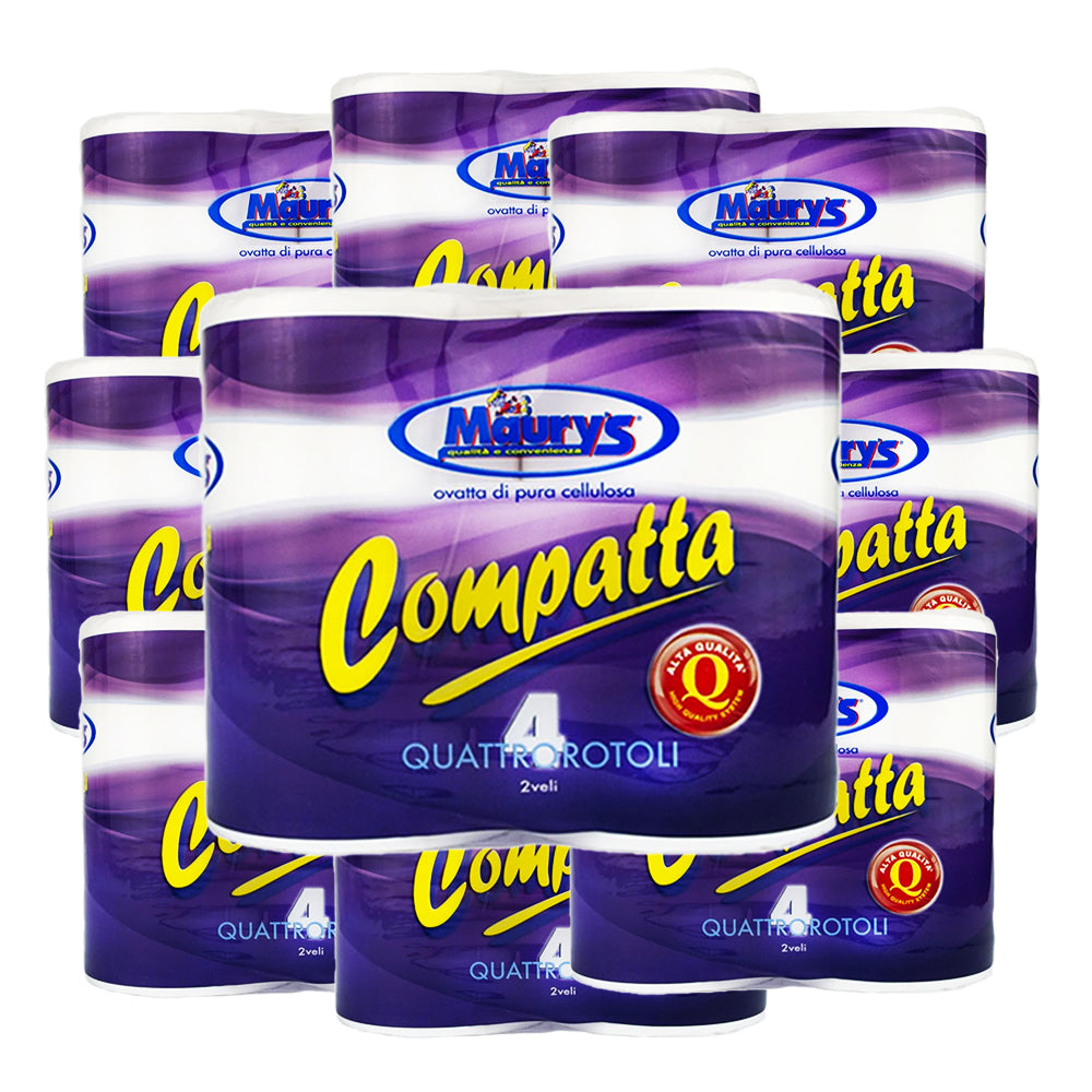 MAURY'S CARTA IGIENICA 36 ROTOLI 2 VELI COMPATTA 780GR ALTA QUALITÀ