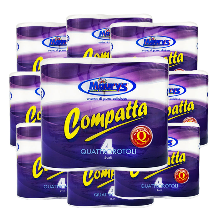 MAURY'S CARTA IGIENICA 36 ROTOLI 2 VELI COMPATTA 780GR ALTA QUALITÀ