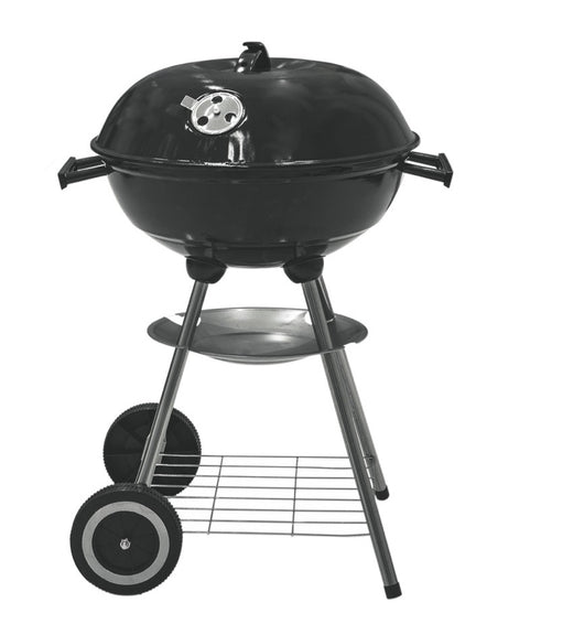 BARBECUE TONDO CON COPERCHIO CM.48X72 H CON GRIGLIA CROMATA RIMOVIBILE