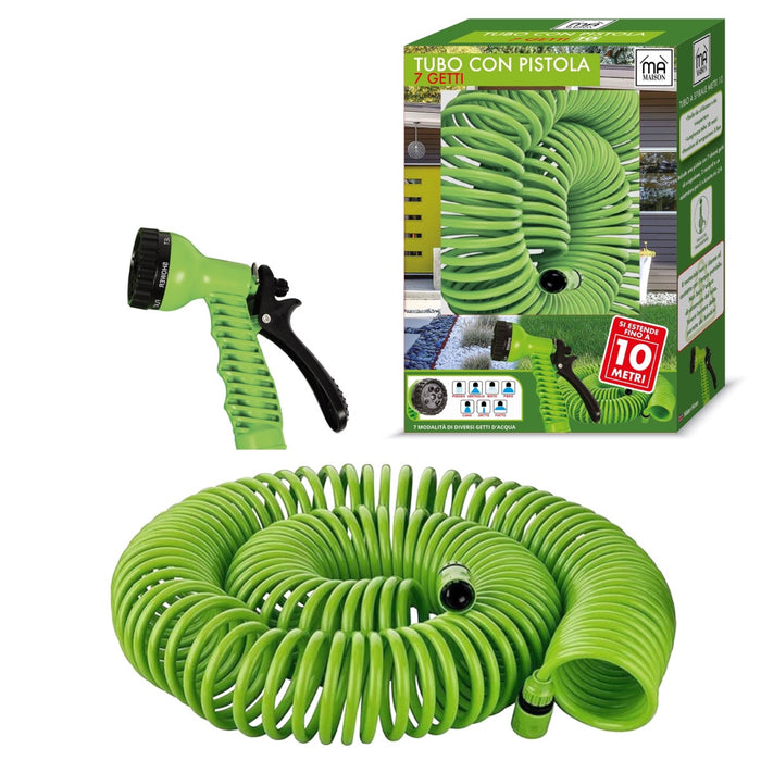 MAURY'S TUBO A SPIRALE DA 10 MT CON PISTOLA A 7 GETTI