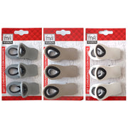 MAURY'S SET 3 MOLLETTE CHIUDIPACCO CON MAGNETE IN COLORAZIONE ASSORTITA
