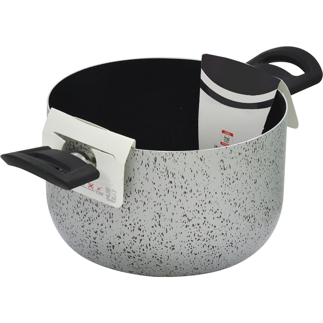 MA MAISON PENTOLA LINEA ALESSIA 20 CM SPESSORE 1.60 MM ANTIADERENTE E ANTIGRAFFIO IN ALLUMINIO