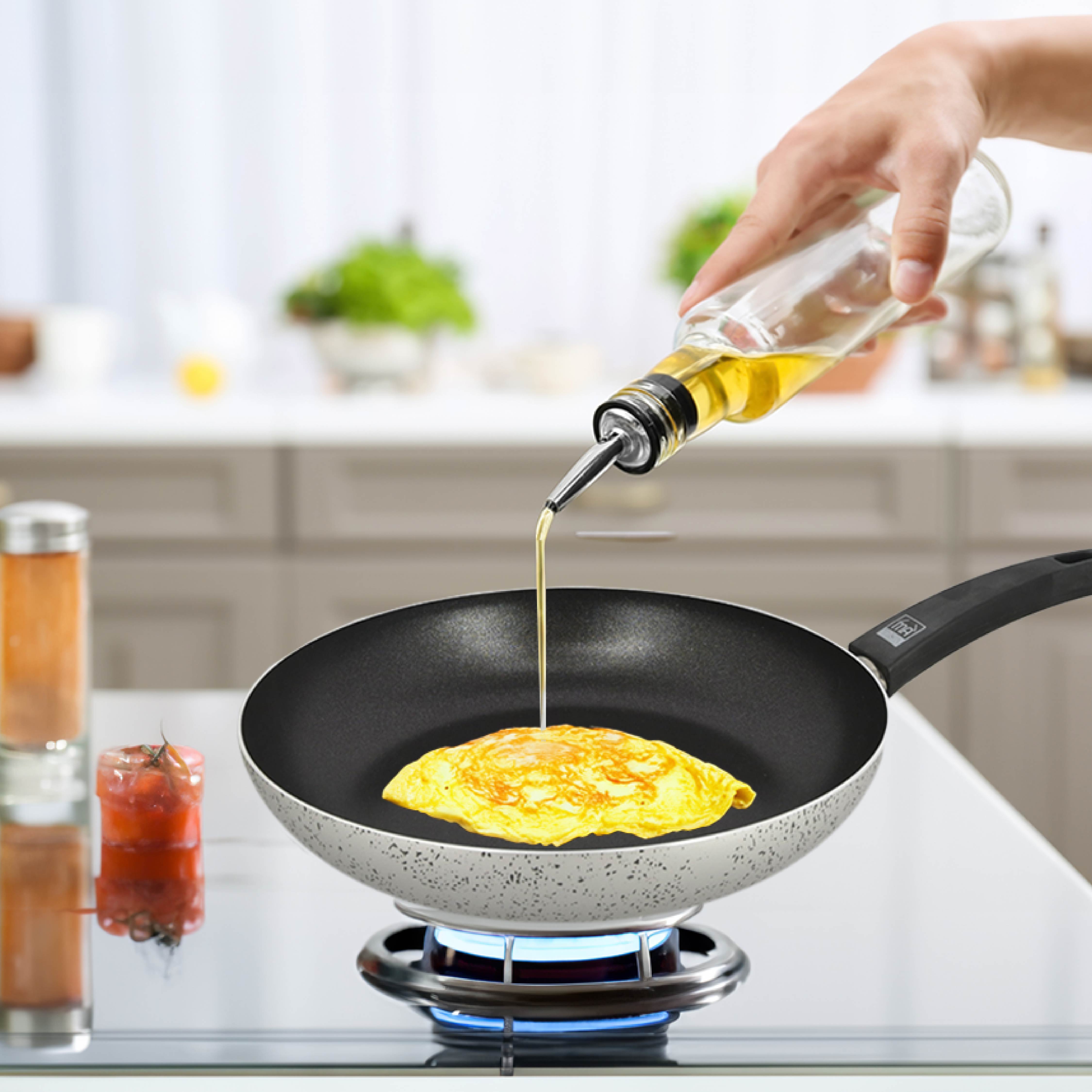 MA MAISON PADELLA LINEA ALESSIA 30 CM SPESSORE 2.20 MM ANTIADERENTE E ANTIGRAFFIO IN ALLUMINIO