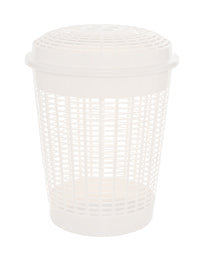 CESTONE MULTIUSO PABLO FORATO CON COPERCHIO CAPIENZA 60 LT COLORE BIANCO