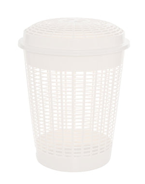 CESTONE MULTIUSO PABLO FORATO CON COPERCHIO CAPIENZA 60 LT COLORE BIANCO