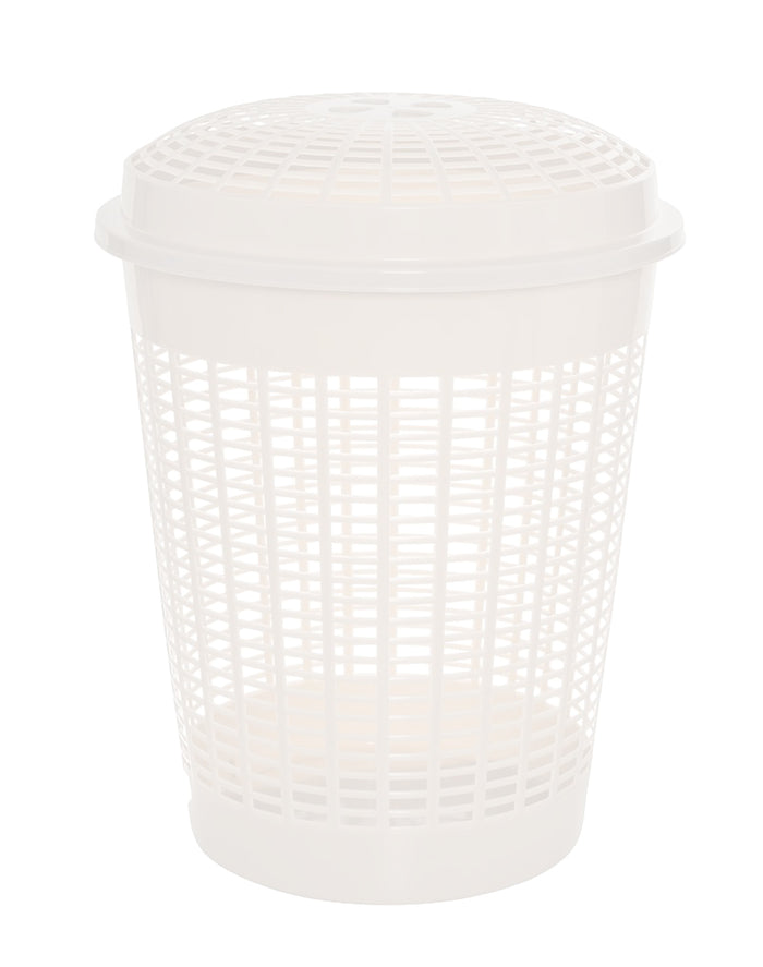 CESTONE MULTIUSO PABLO FORATO CON COPERCHIO CAPIENZA 60 LT COLORE BIANCO