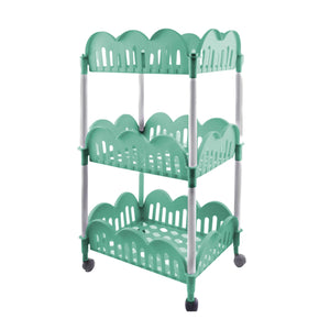 CARRELLO DOLLY DA CUCINA DI COLORE GRIGIO RETTANGOLARE