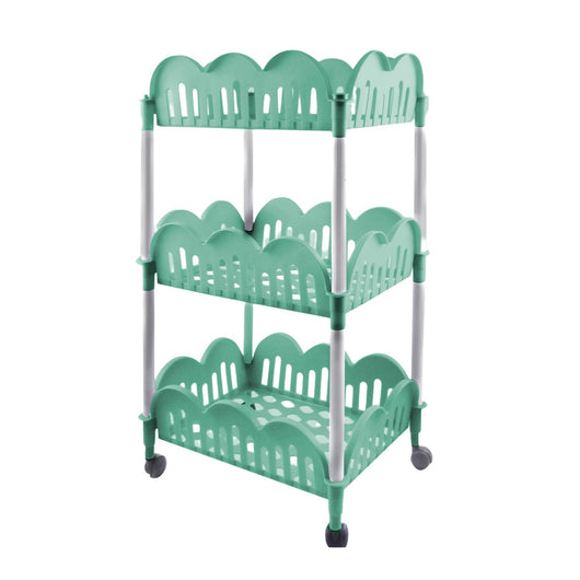 CARRELLO DOLLY DA CUCINA DI COLORE GRIGIO RETTANGOLARE