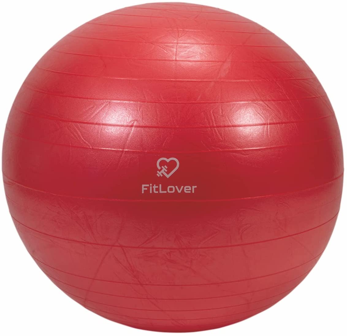 PALLA FITNESS CON SUPERFICIE ANTISCIVOLO Ø75 CM IN COLORE ASSORTITO CON POMPA