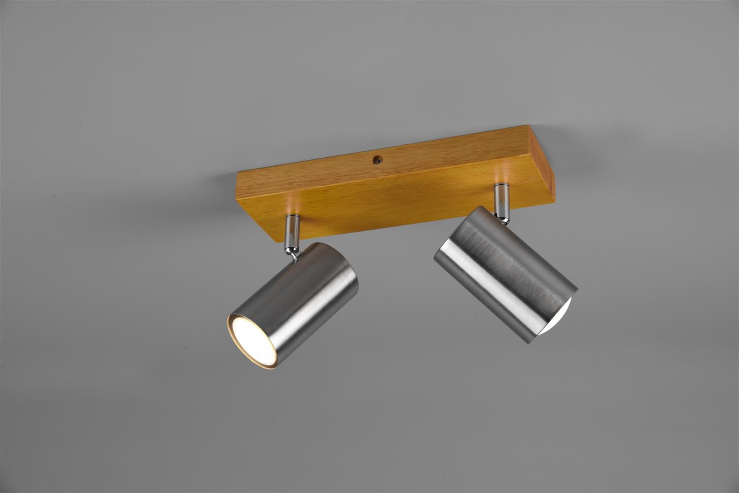 MARLEY BARRA DA SOFFITTO CON 2 FARETTI IN ACCIAIO 31.5 CM