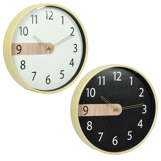 MAURY'S OROLOGIO DA PARETE WOODY TONDO DA 30 CM IN COLORE ASSORTITO