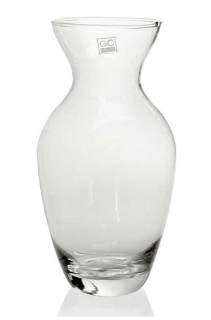 VASO DA ARREDO IN VETRO STONDATO 15X37CM TRASPARENTE