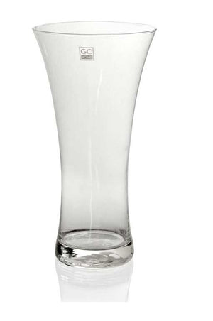 VASO DA ARREDO IN VETRO SLIM 16X30CM TRASPARENTE