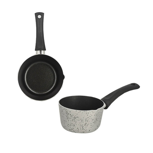 MA MAISON CASSERUOLA CONICA LINEA ALESSIA 16 CM - 8H CM CON UN MANICO ANTIADERENTE E ANTIGRAFFIO IN ALLUMINIO