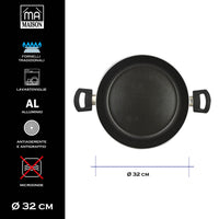 MA MAISON TEGAME ALTO LINEA ALESSIA 32 CM ANTIADERENTE E ANTIGRAFFIO IN ALLUMINIO
