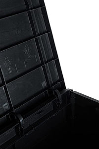 BAULE DA ESTERNO 160 LT EFFETTO LEGNO 77,5X44,5X H53 CM