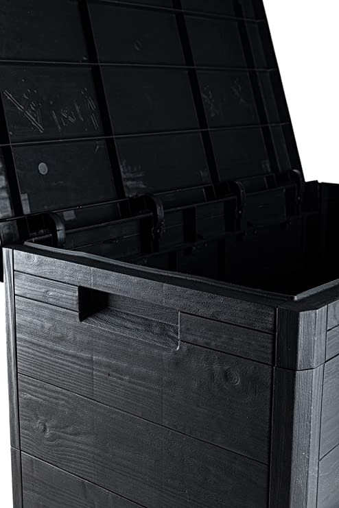 BAULE DA ESTERNO 160 LT EFFETTO LEGNO 77,5X44,5X H53 CM