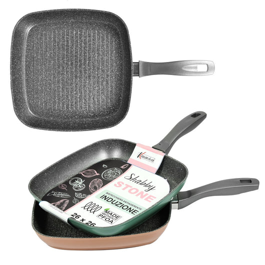 MAURY'S BISTECCHIERA SHABBY STONE QUADRATA 26 X 26 CM IN COLORE ASSORTITO