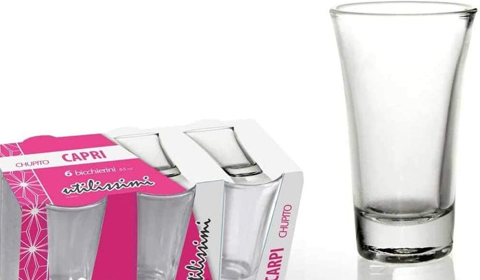 CAPRI BICCHIERINI DA CHUPITO IN SET 6 PEZZI DA 65ML