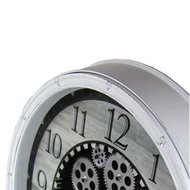 OROLOGIO DA PARETE TONDO CON DESIGN A INGRANAGGIO 50,8X50,8 XM