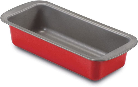 ROSSANA STAMPO PER PLUMCAKE 25X11 CM CON FONDO ANTIADERENTE IN COLORE ROSSO