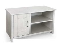 MOBILE DA ARREDO BASSO ANTA E 2 VANI IN LEGNO 90 X 39 X H50 CM COLORE BIANCO