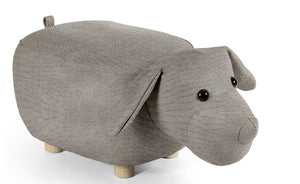 SGABELLO ABY A FORMA DI CANE IN SIMILPELLE 62X32 XH30 CM COLORE CROCODILE