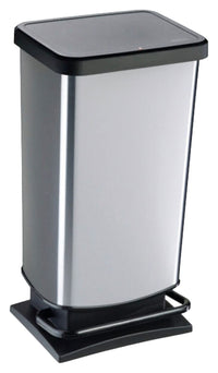 PATTUMIERA PASO CON APERTURA A PEDALE DA 40LT IN ACCIAIO