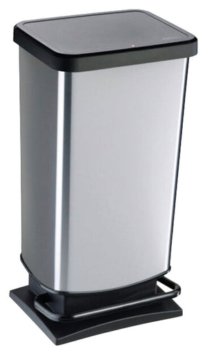 PATTUMIERA PASO CON APERTURA A PEDALE DA 40LT IN ACCIAIO