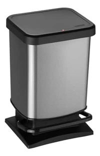 PATTUMIERA PASO CON APERTURA A PEDALE DA 20LT IN COLORE CARBON