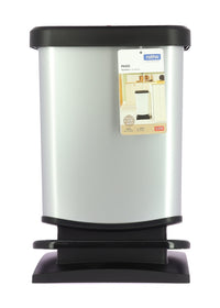 PATTUMIERA PASO CON APERTURA A PEDALE DA 20LT IN ACCIAIO