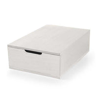 MAURY'S CASSETTO BIANCO PORTAOGGETTI IN LEGNO CON DIVISORI 22X32X10 CM