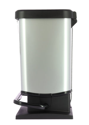 PATTUMIERA PASO CON APERTURA A PEDALE DA 20LT IN ACCIAIO