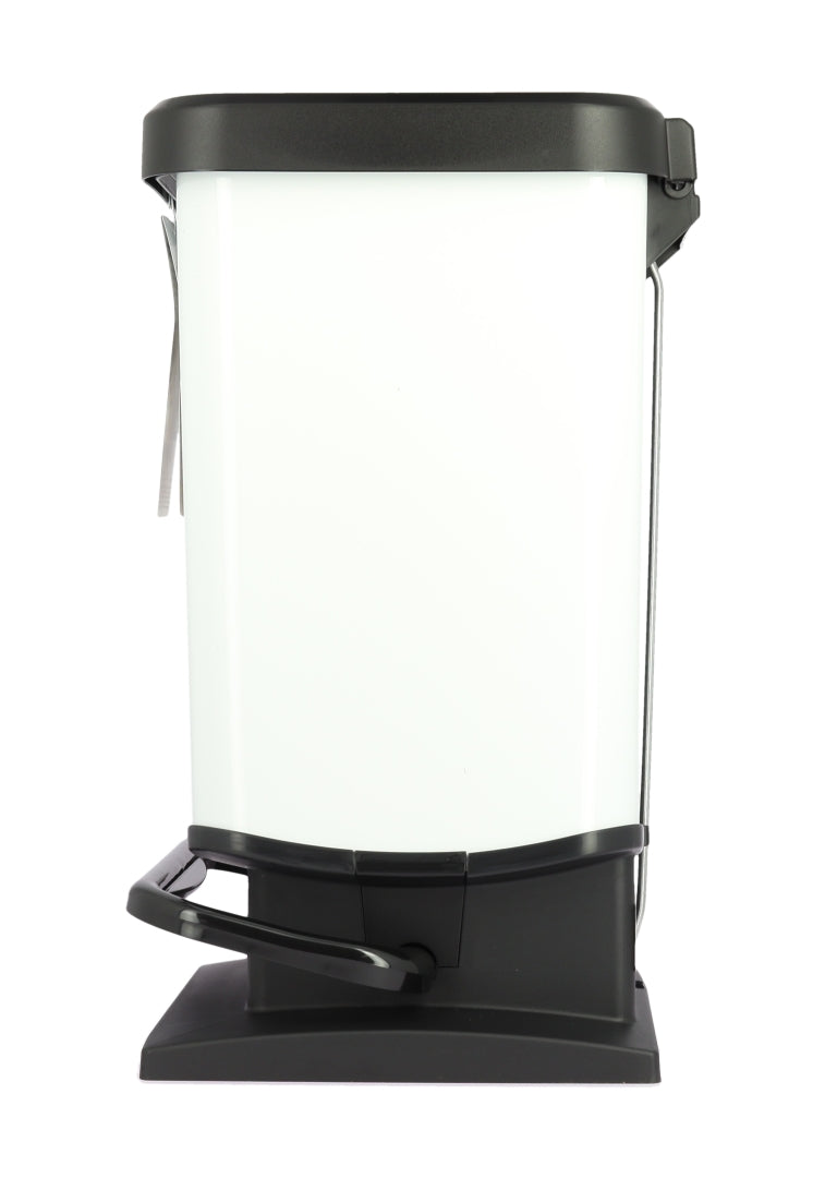 PATTUMIERA PASO CON APERTURA A PEDALE DA 20LT IN COLORE BIANCO