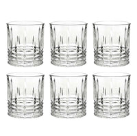 SET 6 BICCHIERI OLD STYLE IN VETRO CON CAPIENZA DA 300 ML PER AMANTI DI