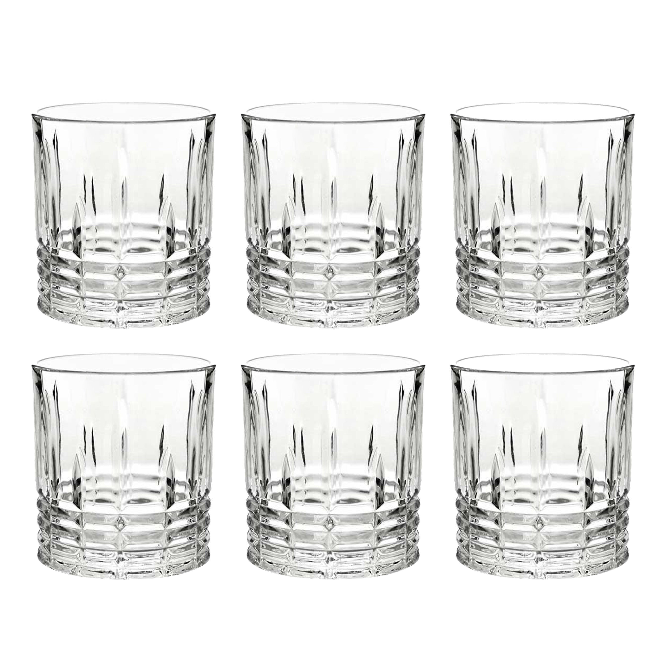 SET 6 BICCHIERI OLD STYLE IN VETRO CON CAPIENZA DA 300 ML PER AMANTI DI