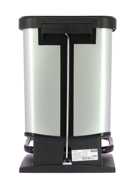 PATTUMIERA PASO CON APERTURA A PEDALE DA 20LT IN ACCIAIO