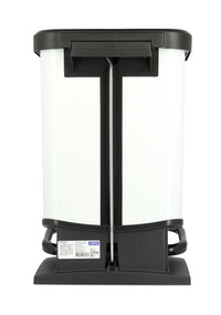 PATTUMIERA PASO CON APERTURA A PEDALE DA 20LT IN COLORE BIANCO