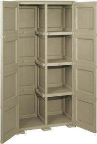 ARMADIO OMNIMODUS LATO PORTASCOPE + 4 SCOMPARTI 79X43X164 CM TALPA EFFETTO LEGNO