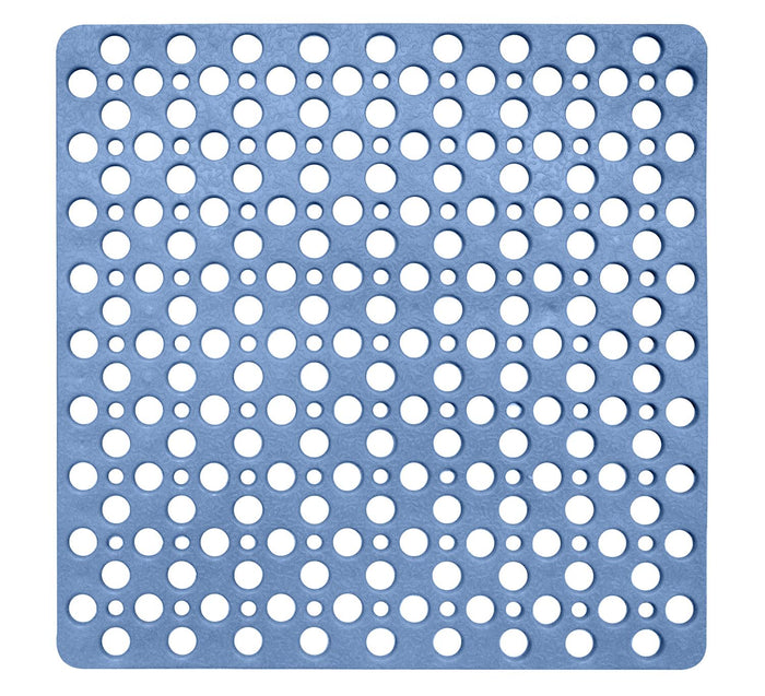 TAPPETO PER LA DOCCIA LINEA AVIO ANTISCIVOLO DA 53X53 CM IN COLORE BLU